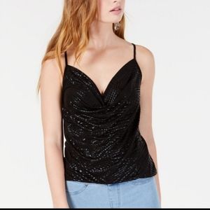 SLINKY SHINY CAMI PERFECT FOR THE HOLIDAYS XS